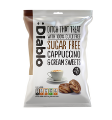 Sugar Free Cappuccino and Cream Sweets (75g)