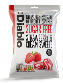 Sugar Free Strawberry and Cream Sweets (75g)